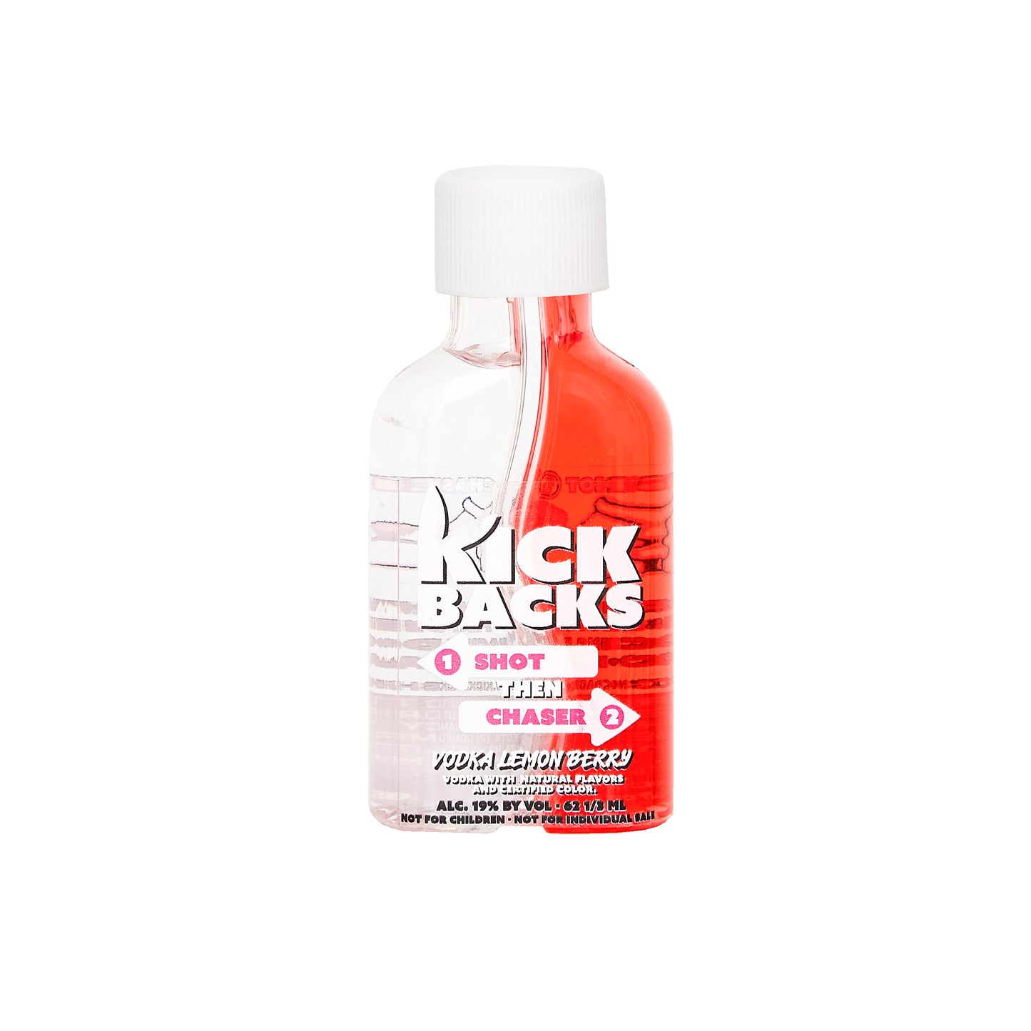 Kick Backs Shot + Chaser™ Vodka Lemon Berry Flavor: Delivered Right to Your Doorstep! (2-week pre-order)