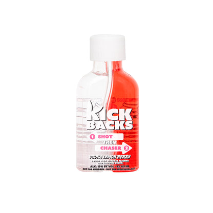 Kick Backs Shot + Chaser™ Vodka Lemon Berry Flavor: Delivered Right to Your Doorstep! (2-week pre-order)